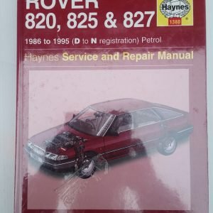 Rover 820, 825 & 827 workshop manual